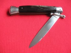 Older 9" Italian Falcon Manual Open Swing Guard Stiletto Knife 