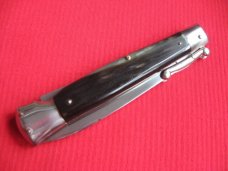 Older 9" Italian Falcon Manual Open Swing Guard Stiletto Knife 