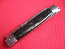 Older 9" Italian Falcon Manual Open Swing Guard Stiletto Knife 
