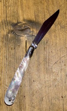 Taylor's Eye Witness Sheffield, England Gentlemen's Clip with Mother of Pearl scales