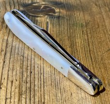 Taylor's Eye Witness Sheffield, England Gentlemen's Clip with Mother of Pearl scales