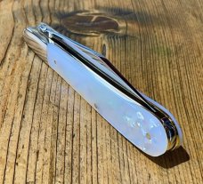 Taylor's Eye Witness Sheffield, England Gentlemen's Clip with Mother of Pearl scales