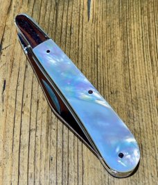 Taylor's Eye Witness Sheffield, England Gentlemen's Clip with Mother of Pearl scales