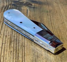 Taylor's Eye Witness Premium Barlow Clip with beautiful Mother of Pearl Scales w/Worked back filing