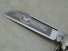Hen & Rooster Bertram Cutlery Solingen Germany 224DS Stag Tobacco Congress Knife c.1994