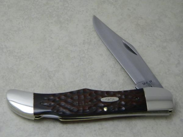 Case XX SS USA 4 Dot (1986) Laminated Wood 6165-L SAB SSP Lockback Folding Hunter Knife Case XX SS USA 4 Dot (1986) Laminated Wood 6165-L SAB SSP Lockback Folding Hunter Knife