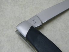 Buck Made In USA 313 Black Saw Cut Delrin Muskrat Knife c.Pre-1986