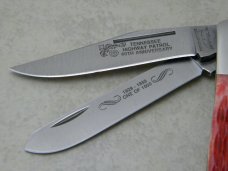 Parker-Edwards Jacksonville, AL Tennessee Highway Patrol 60th Anniversary Red Bone Trapper Knife