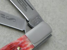 Parker-Edwards Jacksonville, AL Tennessee Highway Patrol 60th Anniversary Red Bone Trapper Knife