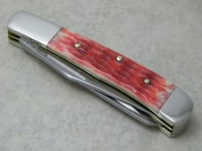 Parker-Edwards Jacksonville, AL Tennessee Highway Patrol 60th Anniversary Red Bone Trapper Knife
