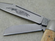 Parker Cut. Co. Japan Eagle Brand Bone Stockman Knife