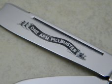 Parker Cut. Co. Surgical Steel Japan Bone One Arm Razor Pillbuster Knife