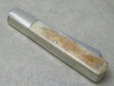 Parker Cut. Co. Surgical Steel Japan Bone One Arm Razor Pillbuster Knife