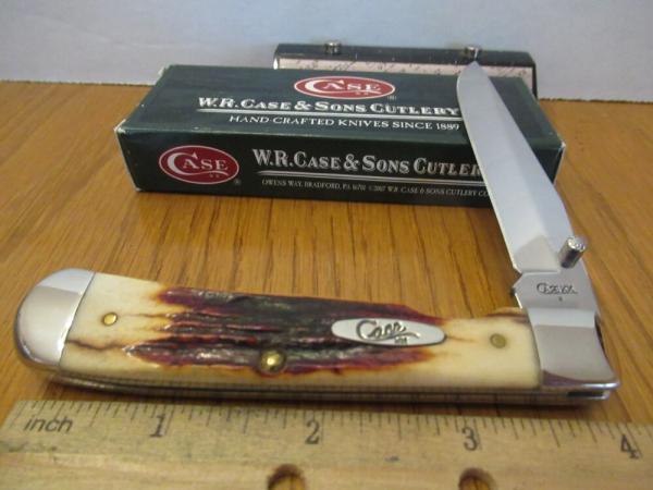 Case XX 2009 Red Stag Trapperlock Pattern #R5154L SS Case XX 2009 Red Stag Trapperlock Pattern #R5154L SS