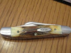 Case XX 1977 Blue Scroll Stag Handle Stockman Pattern # 5347HP SSP