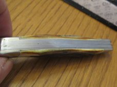Case XX 1977 Blue Scroll Stag Handle Stockman Pattern # 5347HP SSP