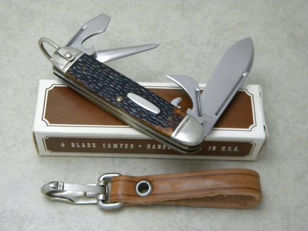 Western USA 901 Delrin Camp Scout Utility Knife & Leather Strap c.1981 - NIB Western USA 901 Delrin Camp Scout Utility Knife & Leather Strap c.1981 - NIB