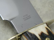 Kissing Crane Solingen Germany Stag KC750 Original Bowie Fixed Blade Sheath Knife