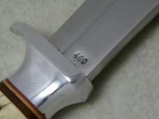 Edge Brand Solingen Germany Stag Gator Hunter Fixed Blade Sheath Knife