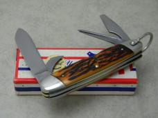 Camillus New York USA Sword Brand 1976 Imitation Stag #97 Camp Scout Utility Knife NIB