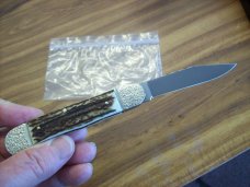 Puma Knife Springbok Automatic Stag/Antler Custom Amazing 1 of 1 UNUSED!
