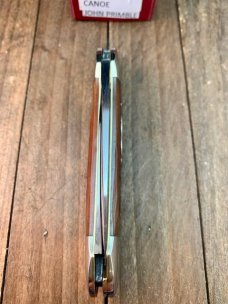 John Primble By Blue Grass Cutlery Canoe Burnt Orange Bone 