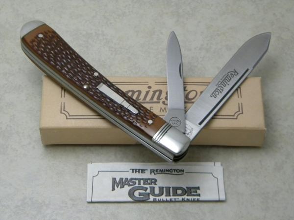 Remington UMC USA 1995 R1273 Delrin Master Guide Banana Trapper Knife in Box Remington UMC USA 1995 R1273 Delrin Master Guide Banana Trapper Knife in Box