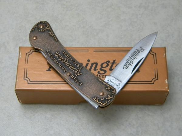 Remington UMC USA Metal RC15M Shotgun Model 870 175th Anniversary 1816-1991 kickback Knife in Box