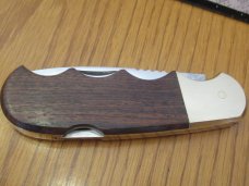 Gerber Wood Handle Folding Lock Back Model Magnum
