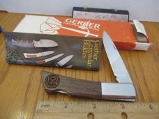 Gerber Wood Handle Silver Knight Model 300A