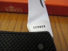 Gerber LST Clip Point Black Textured Handle 