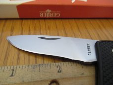 Gerber LST Clip Point Black Textured Handle 