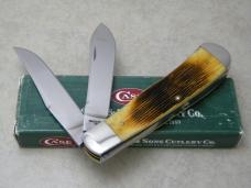 Case XX USA 2012 Barnboard Bone TB62546 SS Panama Trapper Knife in Box