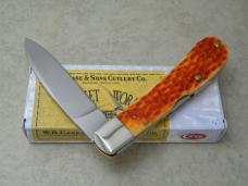 Case XX USA 2018 Whiskey Bone TB612010L CV Tribal Lock Knife in Box