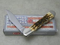 Case XX USA 2017 Amber Bone 61749L SS Mini Copperlock Knife in Box