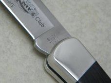 Buck 110 USA Jefferson Co. Custom Club Nickel Silver Folding Hunter Lockback Knife in Box c.1992