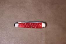 Case XX™ Jigged Dark Red Bone Trapper Stainless Pocket Knife 6254 SS