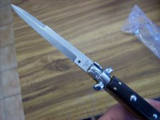 Renzo Beltrame 11" Stiletto Automatic Swivel Bolster Bayonet W/Buffalo Horn Handles Beauty!