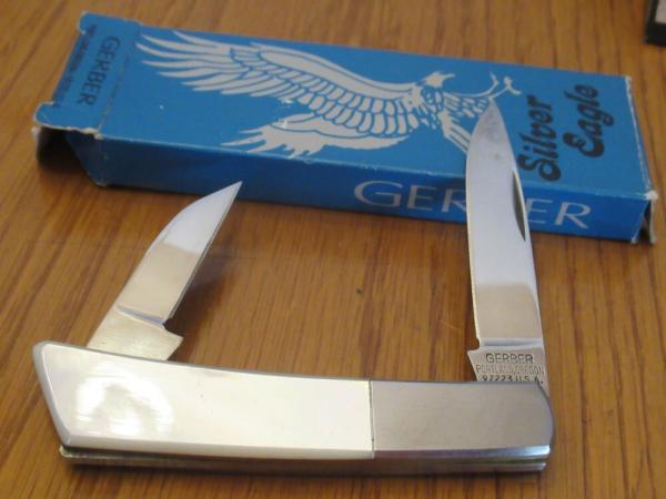 Gerber Pearl Handle Silver Eagle Model #250B Gerber Pearl Handle Silver Eagle Model #250B