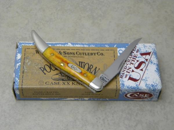 Case XX USA 2010 Harvest Orange Bone 610096 SS Tiny Toothpick Knife in Box Case XX USA 2010 Harvest Orange Bone 610096 SS Tiny Toothpick Knife in Box