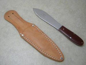 Case XX USA 303 Throwing Knife w/Leather Sheath