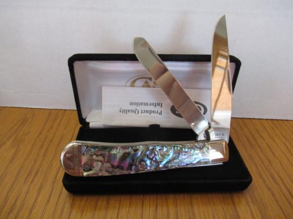 Case XX 2021 Abalone  Pearl Trapper Pattern # 8254  SS