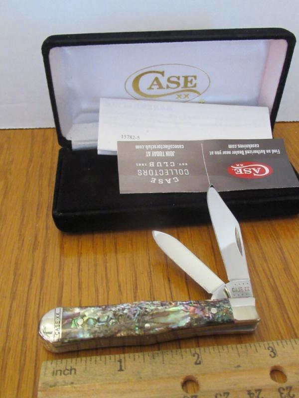 Case XX 2022 Abalone  Pearl Half Coke Bottle Pattern # 8225 1/2  SS