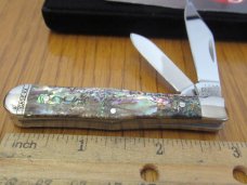 Case XX 2022 Abalone  Pearl Half Coke Bottle Pattern # 8225 1/2  SS