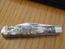 Case XX 2022 Abalone  Pearl Half Coke Bottle Pattern # 8225 1/2  SS