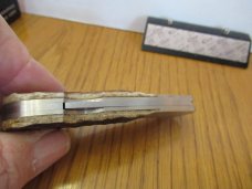 Gerber 1986 NKCA Brown Jigged Bone Folding Lock Back 