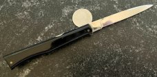 Rare 1960's Ackermannchen Switchblade Knife, Made In Italy, Unused, 7 Inch 