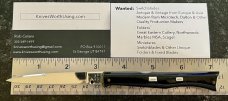 Rare 1960's Ackermannchen Switchblade Knife, Made In Italy, Unused, 7 Inch 