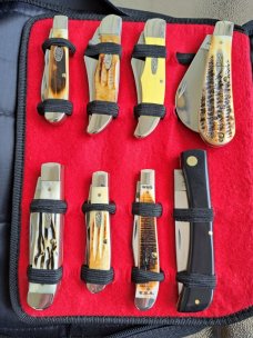 Case XX Bonestag Knife Collection; Lot of 15 Knives