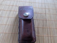 New Custom Lockback stag Uncle Henry Schrade LB5 USA Knife with orig. pouch.